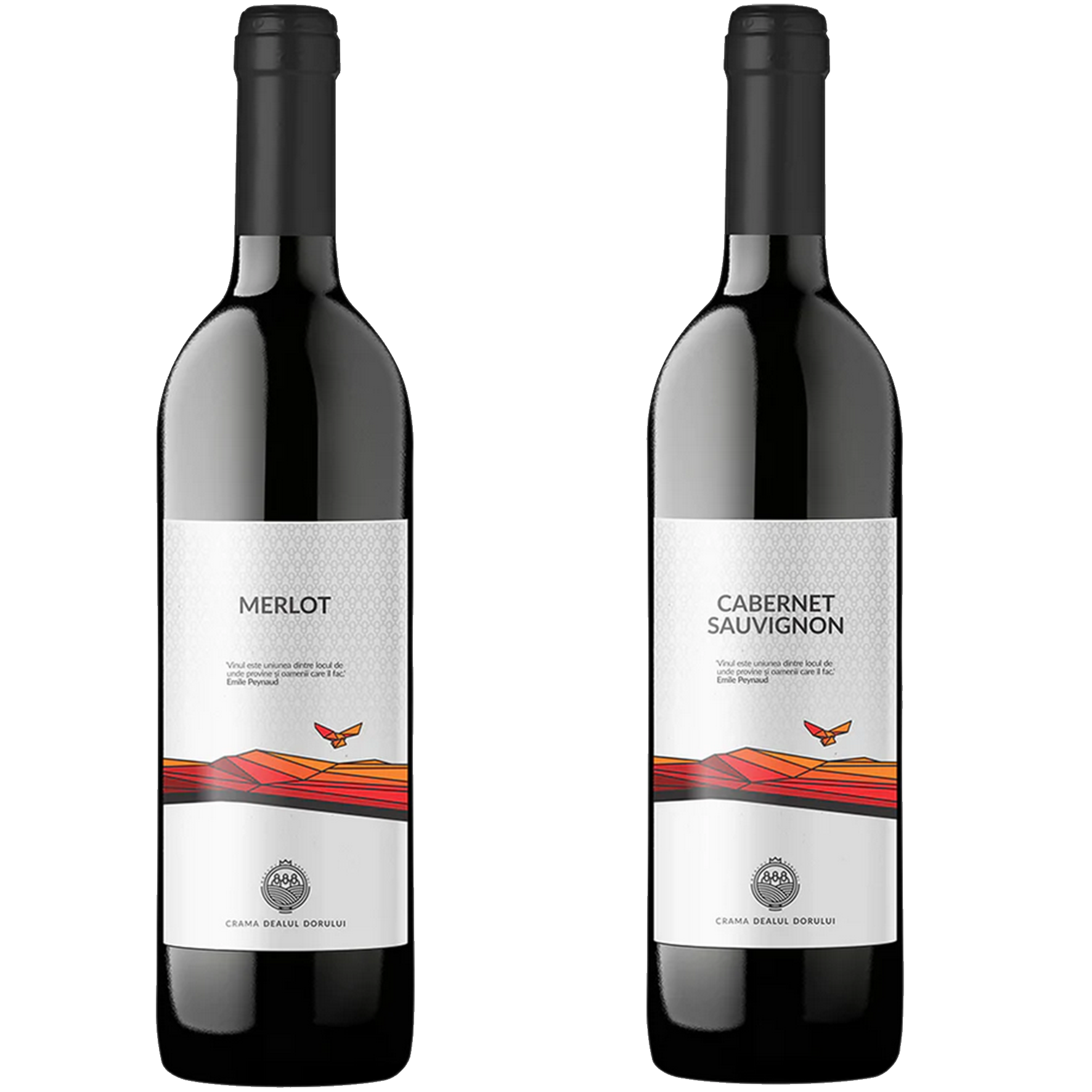 Pachetul Best Deal (12 sticle de vin Acvila : 6X Merlot + 6 Cabernet Sauvignon)